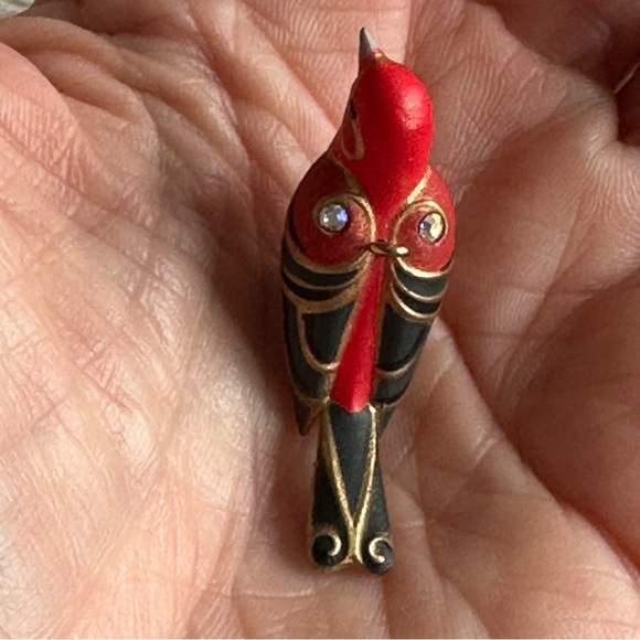 Hallmark Keepsake 2018 Red Tanger Miniature Christmas Ornament (new, in box) - Picture 5 of 5